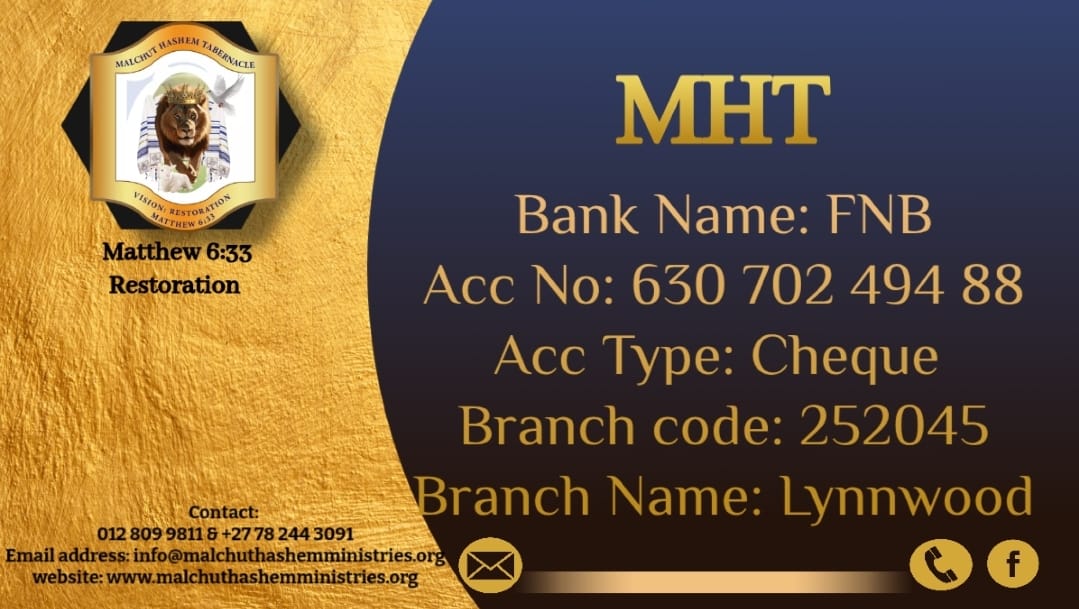 MHT FNB banking details